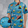 Chasing The Rescuers Characters AOP Men/Women Polo Shirt