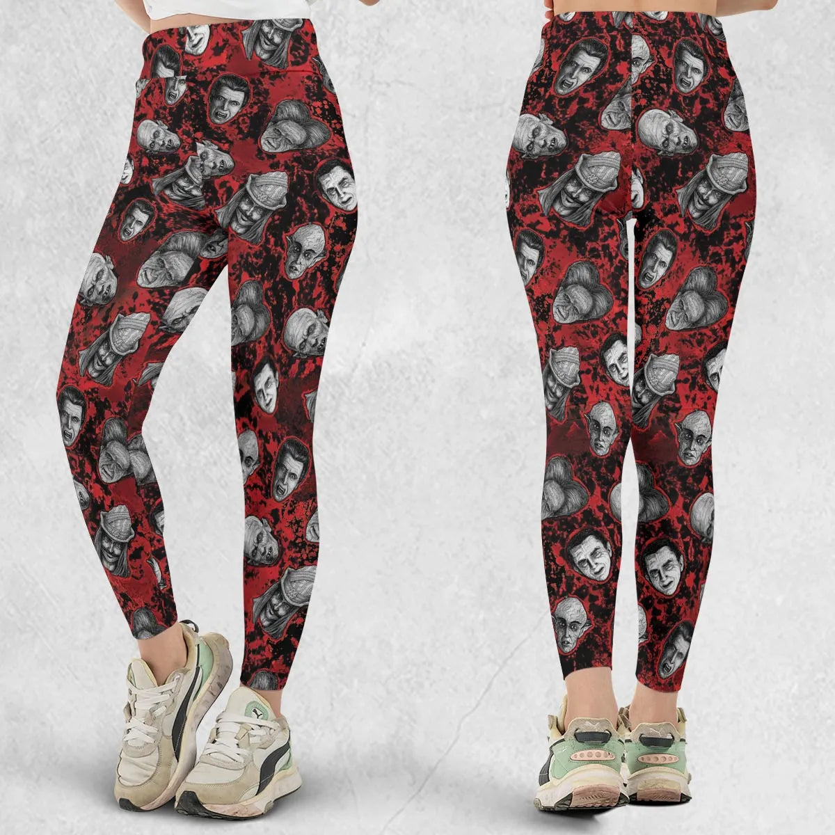Many Faces Of Dracula Legging