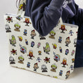 Doctor Who and Mr Men Pattern Large Tote Bag