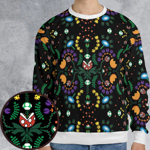 Mario Bros Piranha Plant All-over Print Sweatshirt