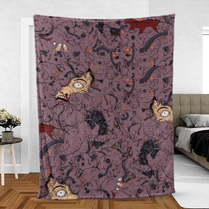 Uncontrollable Power Akira Fleece Blanket