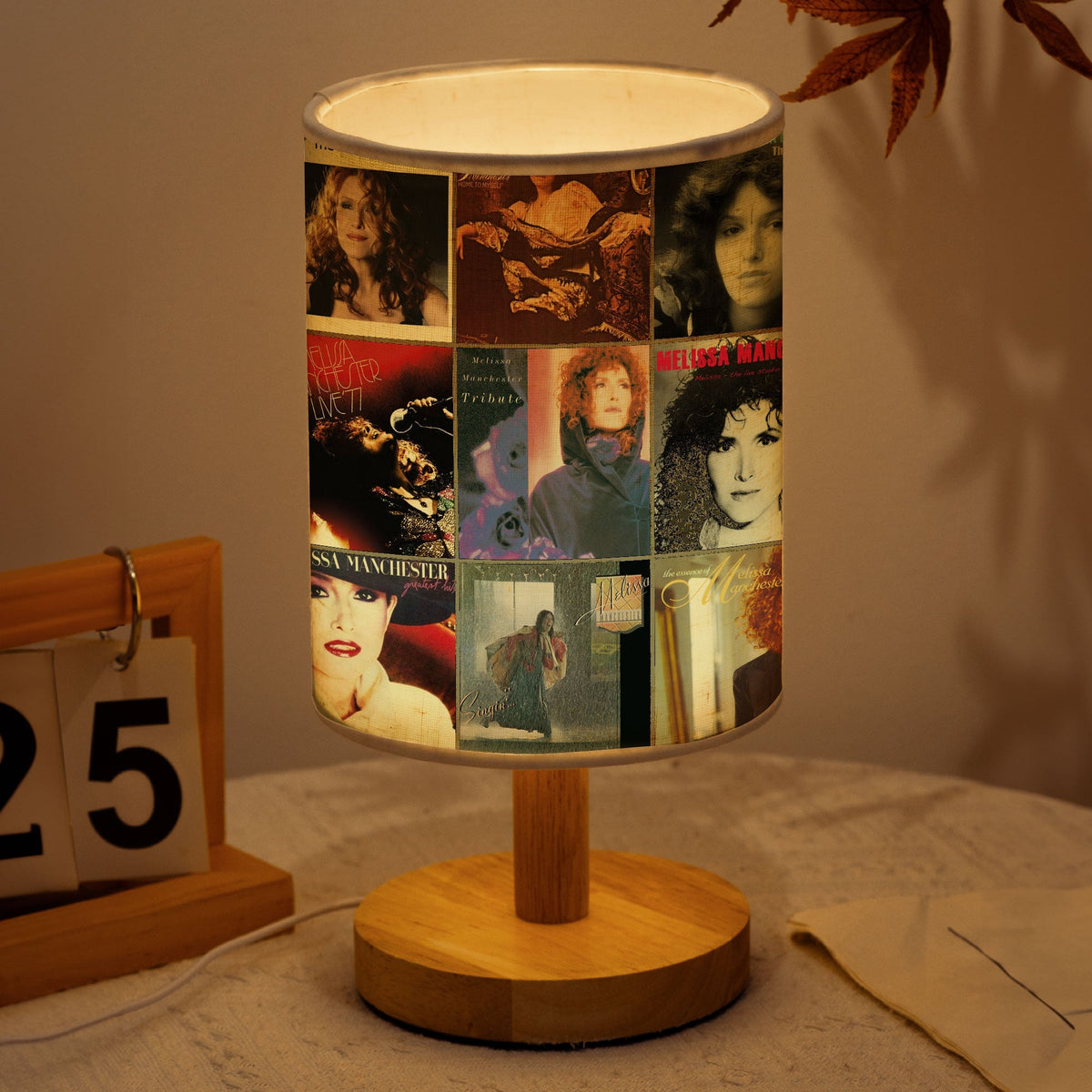Melissa Manchester Album Cover Lamp Classic Pop Nostalgia Home Decor