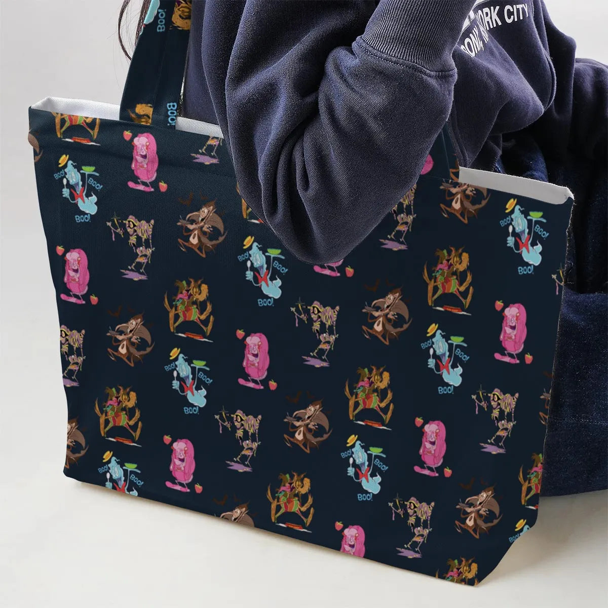 Funny Cereal Monsters Universal Monsters Large Tote Bag