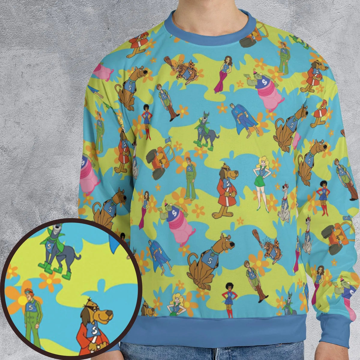 Scooby Gang Scooby Doobies All-over Print Sweatshirt