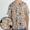 Indiana Jones Patterns Unisex Baseball Jersey