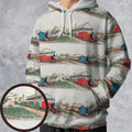 Vintage Thomas & James All-over Print Hoodie
