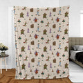 Oo-de-lally Robin Hood Characters Fleece Blanket