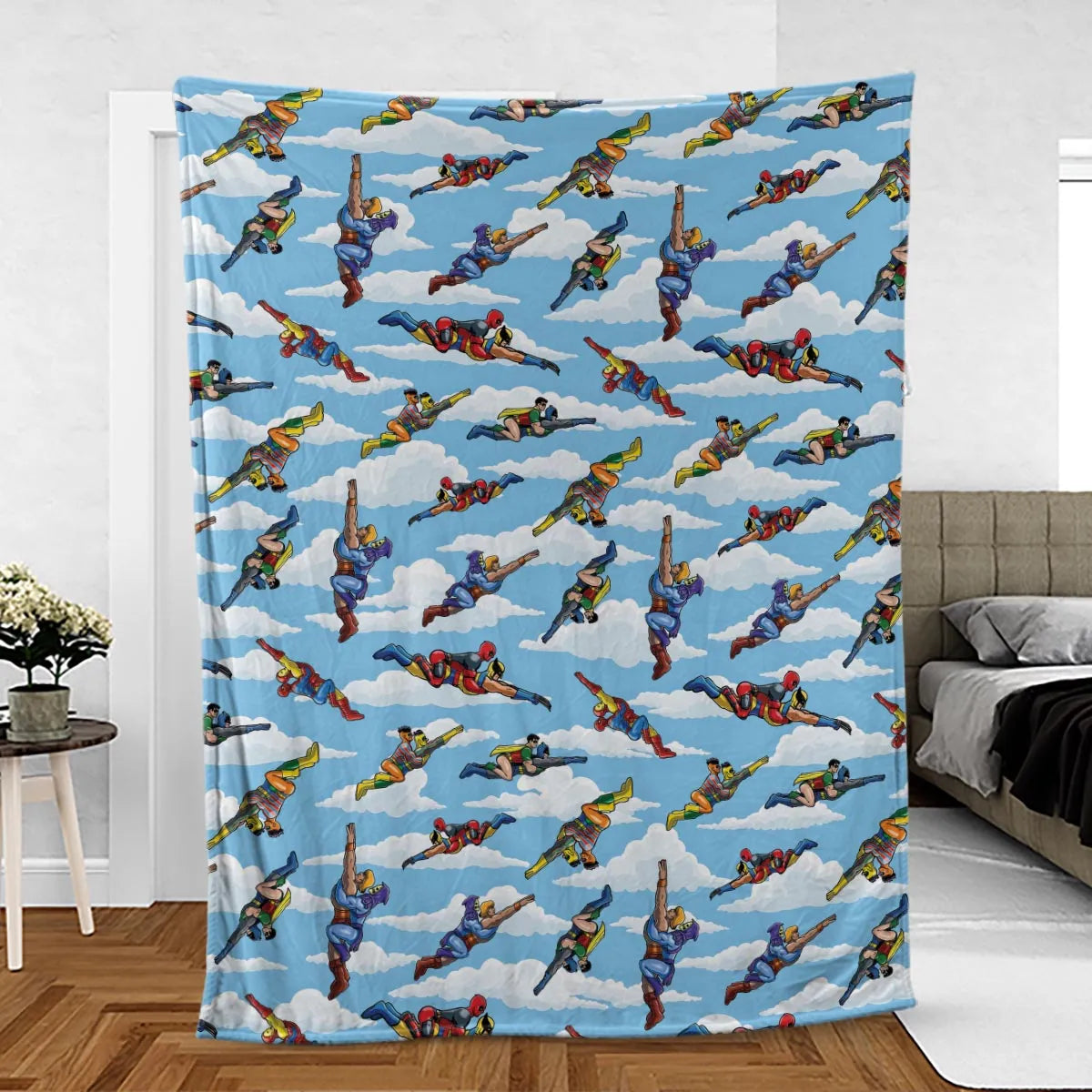 Parody Couples Duo Ambiguously Fleece Blanket