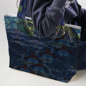 Howl’s Moving Castle Starry Night Large Tote Bag