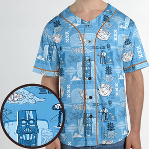 Dark Side Star Wars Tiki Shack Unisex Baseball Jersey