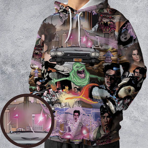 Ghostbusters Comic Style Montage All-over Print Hoodie