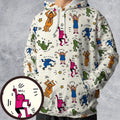 Dancing Muppets The Muppets Characters All-over Print Hoodie