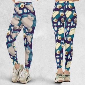 Snorlax Pokemon Legging