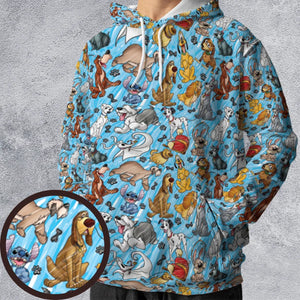 Animation Dogs All-over Print Hoodie