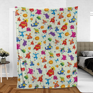 Furry Friends Fleece Blanket
