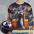 Movies Mashup All-over Print Sweatshirt