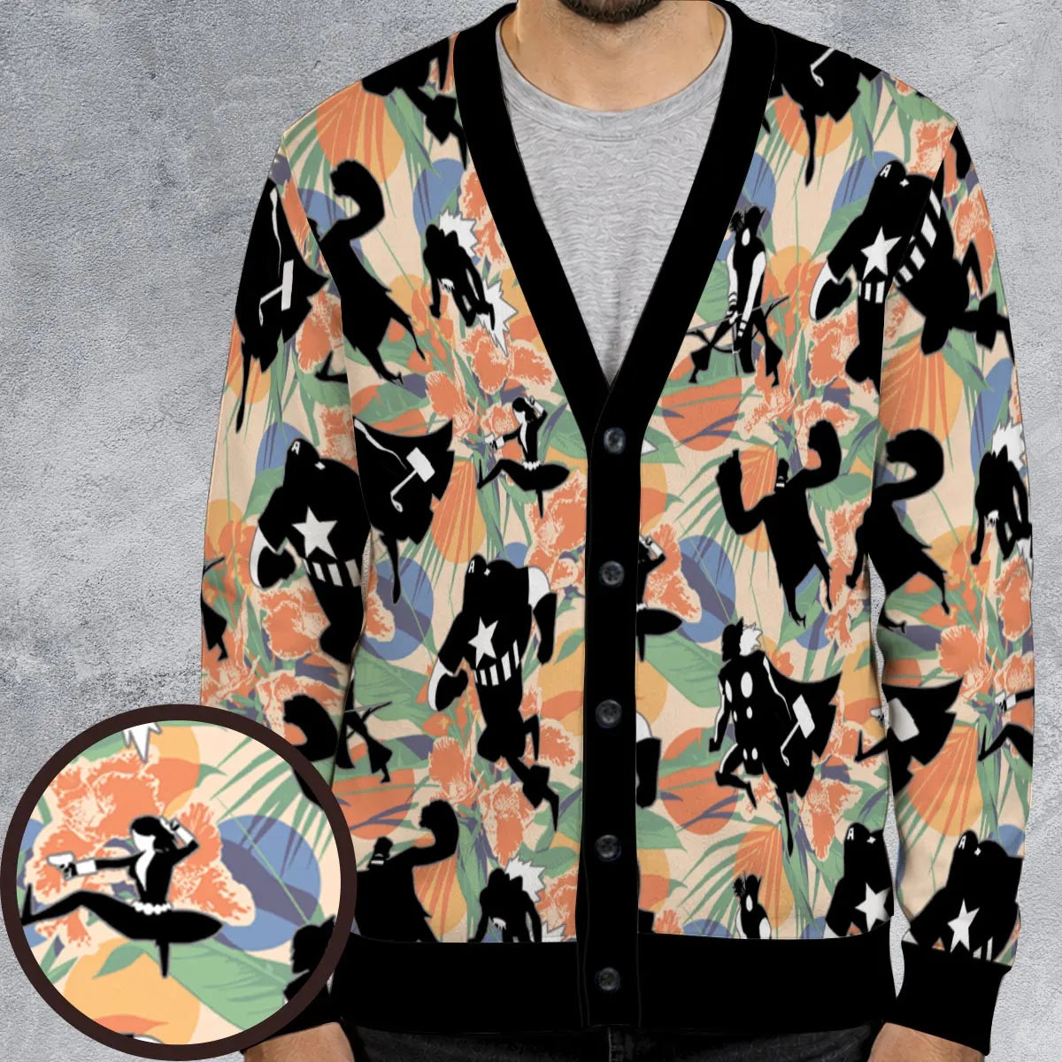 Mightiest Heroes on Earth Cardigan