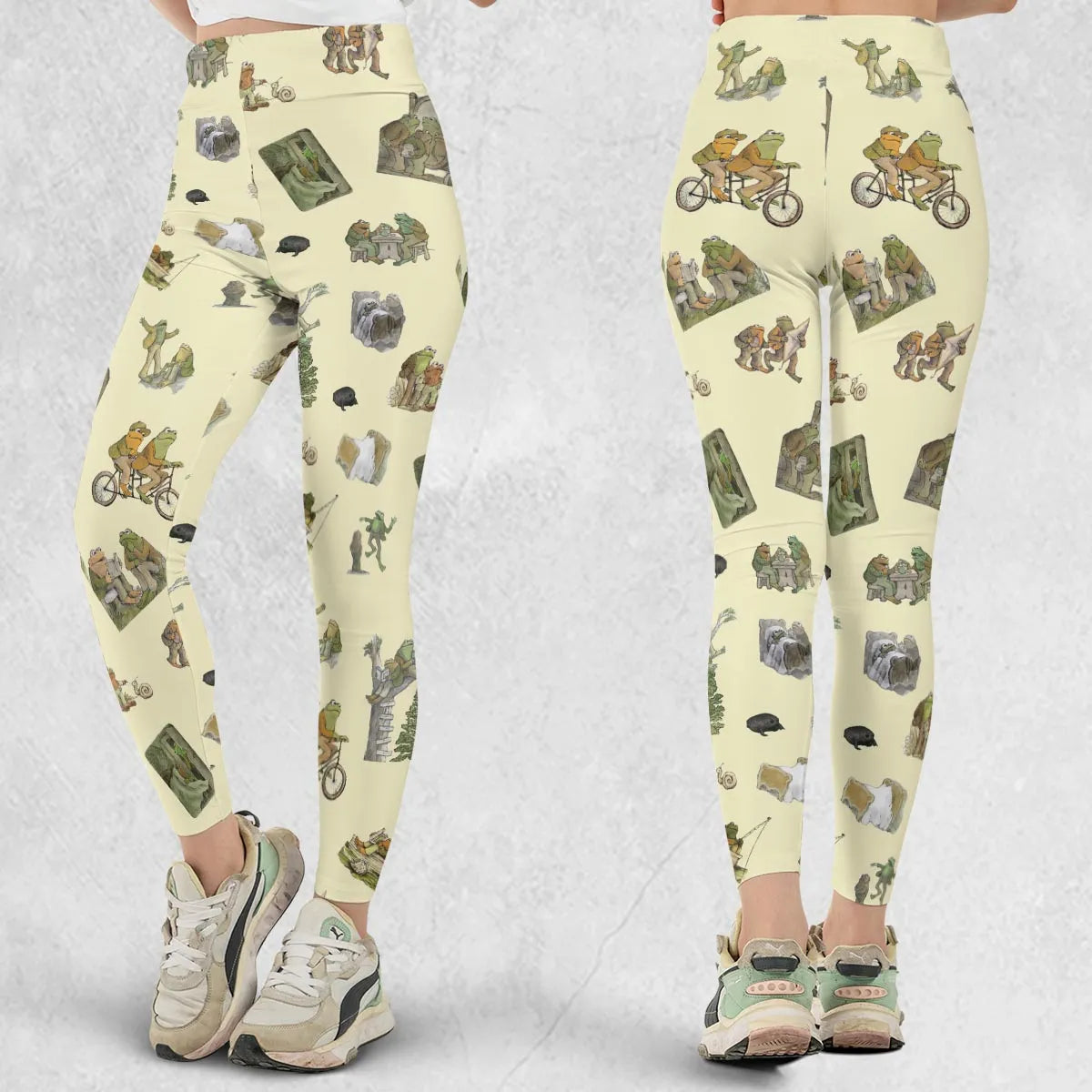 Frog and Toad Pattern Legging