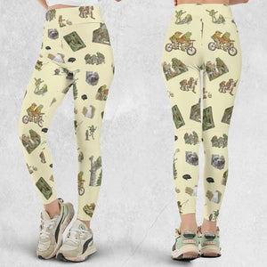 Frog and Toad Pattern Legging