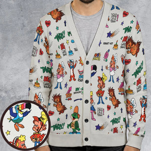 Cartoon Commercials Cardigan