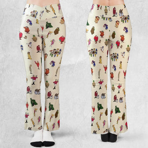 Wacky Races Characters Flare Leggings