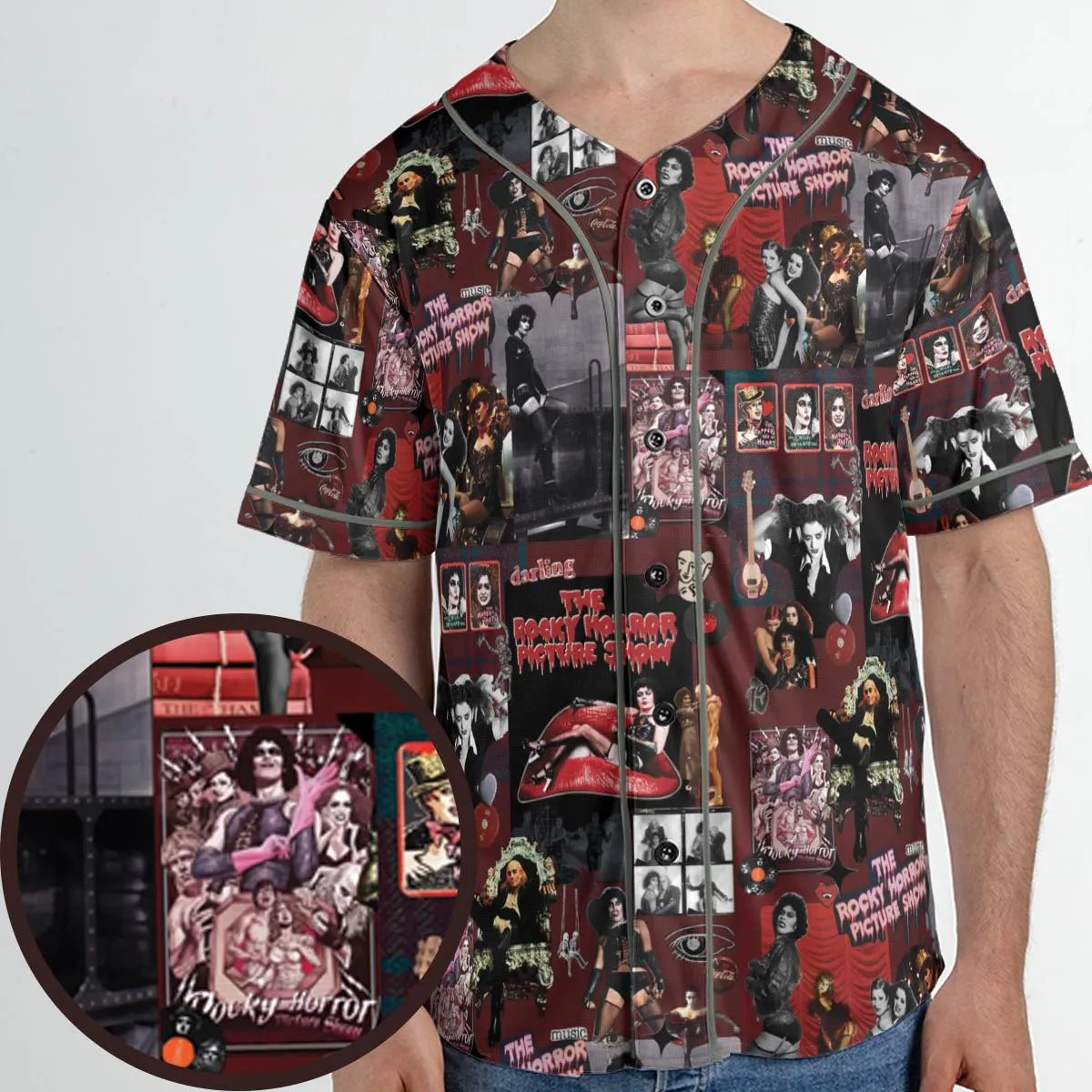 Frank-N-Furter The Rocky Horror Picture Show Unisex Baseball Jersey