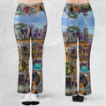 80’s Turtle Power Flare Leggings