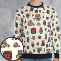 Doom Chibi Characters All-over Print Sweatshirt