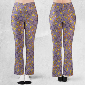 Nachos Rule Beavis and Butthead Flare Leggings