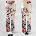Pink Flower Dice DnD Flare Leggings