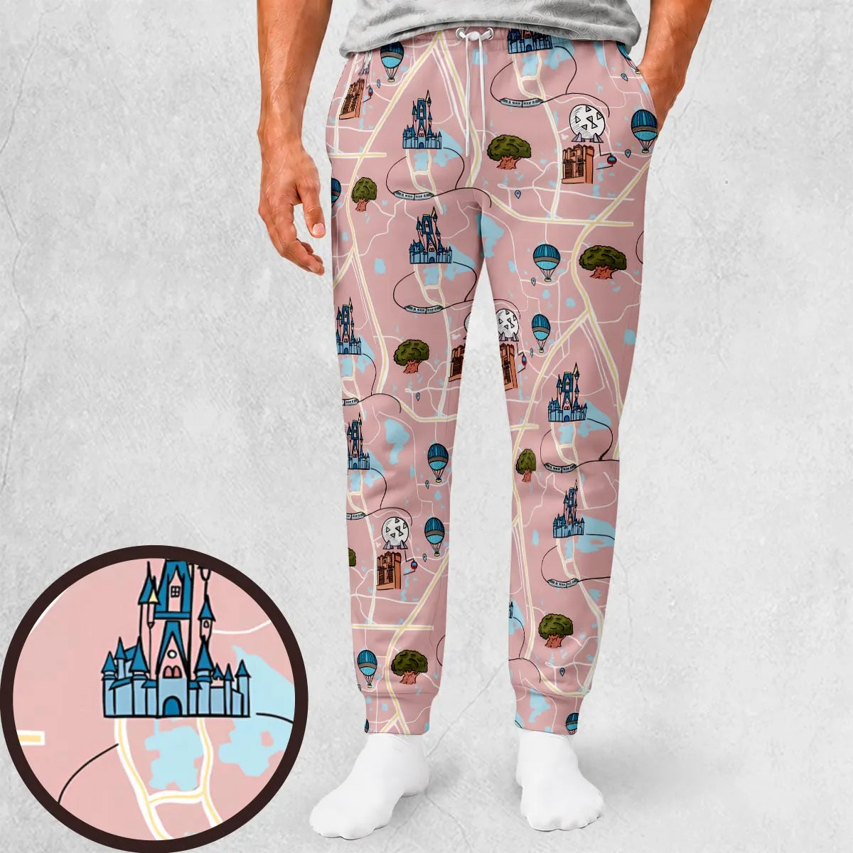 Theme Park Map Sweatpants