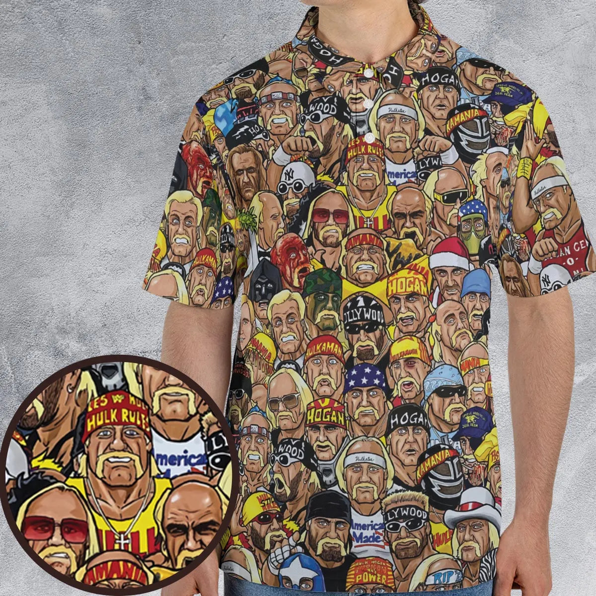 Classic Wrestlers AOP Men/Women Polo Shirt