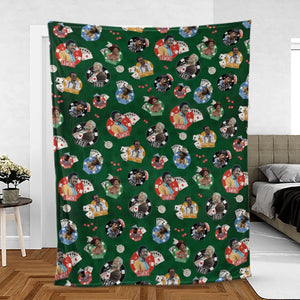 The Card Sharps Sanford and Son Fleece Blanket