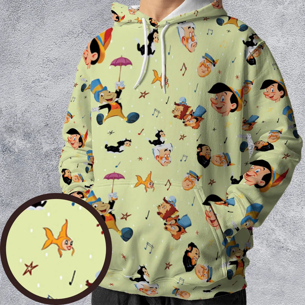 I Can't Stop Lying Pinocchio All-over Print Hoodie