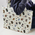 Star Wars Characters as Cats Large Tote Bag