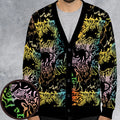 Eevee Pokemon Black Cardigan