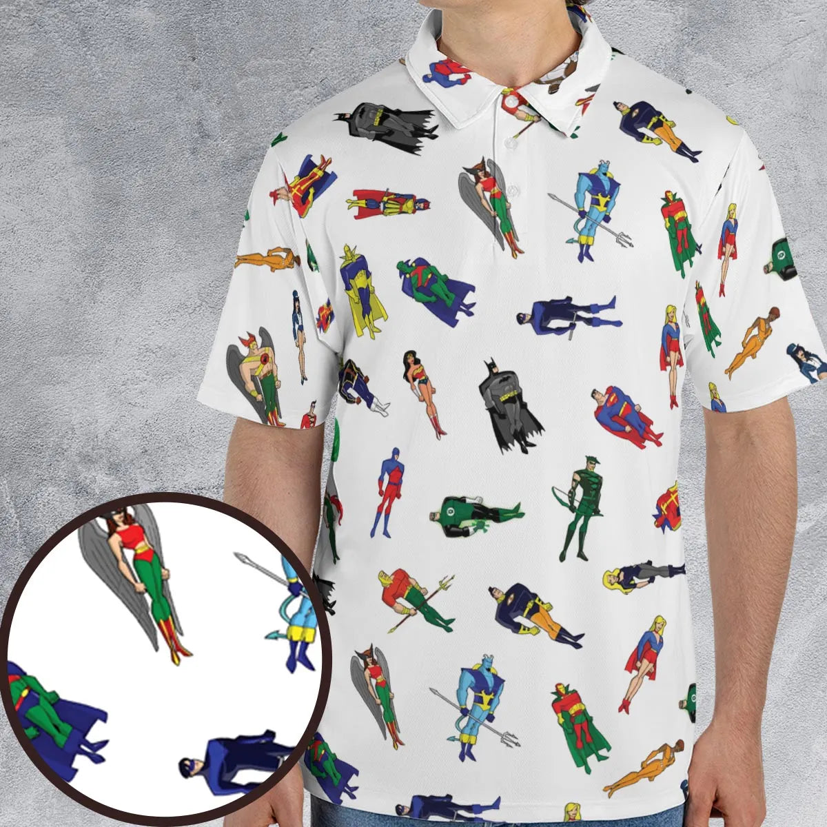 My Ultimate Justice League AOP Men/Women Polo Shirt