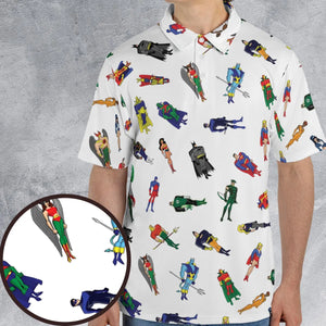 My Ultimate Justice League AOP Men/Women Polo Shirt