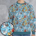 Animation Dogs All-over Print Sweatshirt