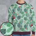 Bulbasaur Pokemon Pattern All-over Print Sweatshirt