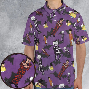 SNL David S. Pumpkins Animated Special AOP Men/Women Polo Shirt