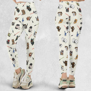 Star Wars Characters as Cats Legging
