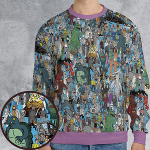 Where's Servo MST3K All-over Print Sweatshirt