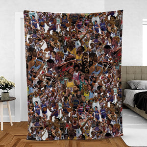 Basketball Superstars Fleece Blanket
