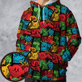 Super Smash Bros Pattern All-over Print Hoodie
