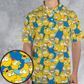 Head Toss The Simpson Characters AOP Men/Women Polo Shirt