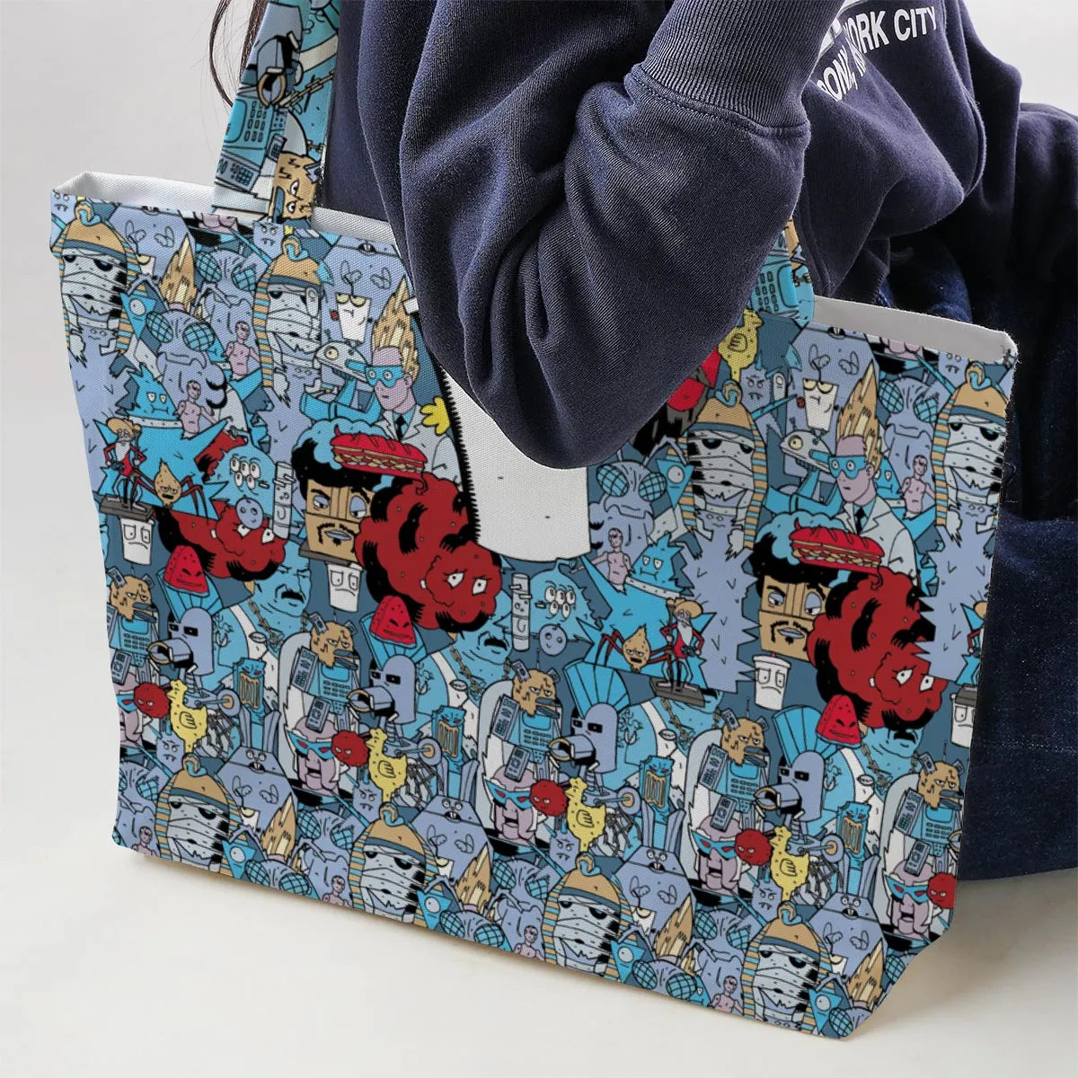 Aqua Teen Hunger Force Large Tote Bag
