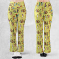 60s Cartoon Characters Flare Leggings