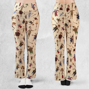 A Christmas Story Characters Flare Leggings