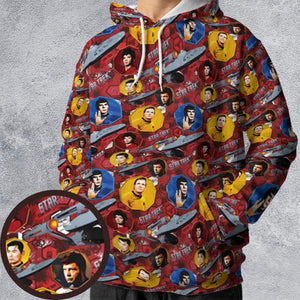 Boldly Star Trek All-over Print Hoodie